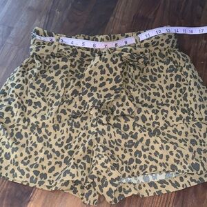 a new day High Waist Leopard Print Shorts